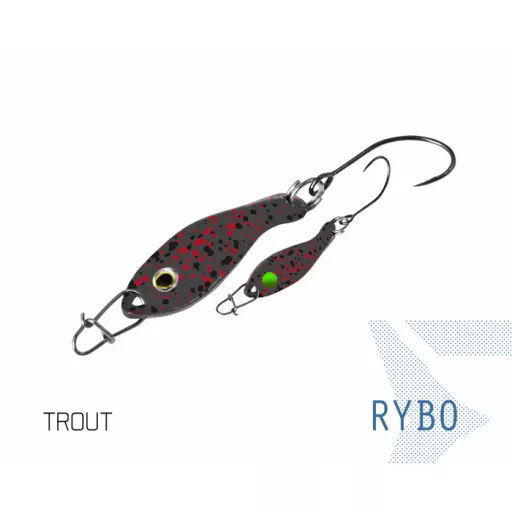 Delphin RYBO Hook #8 Snap 00 NEON 2,5 cm 0,5 g UL támolygó villantó