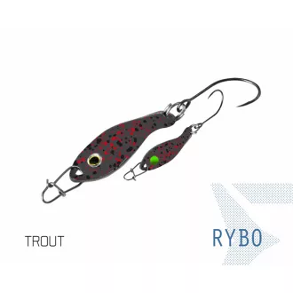   Delphin RYBO Hook #8 Snap 00 pisztráng 2,5 cm 0,5 g UL támolygó villantó