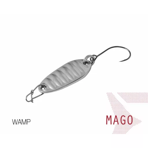 Delphin MAGO Hook #8 Snap 00 SNOW 2,4 cm 2 g UL támolygó villantó