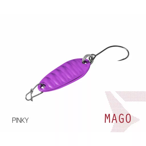 Delphin MAGO Hook #8 Snap 00 SNOW 2,4 cm 2 g UL támolygó villantó