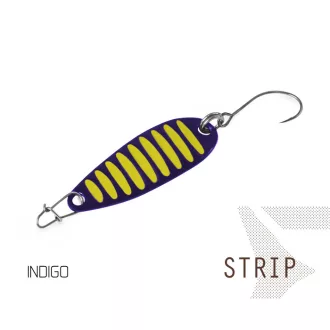   Delphin STRIP Hook #8 Snap 00 INDIGO 5 cm 2 g UL támolygó villantó