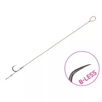   Delphin Proxi Sting 8 cm 0,1 mm Sting 7 mm 8-as szakáll nélküli előkötött horog 6 db/csomag