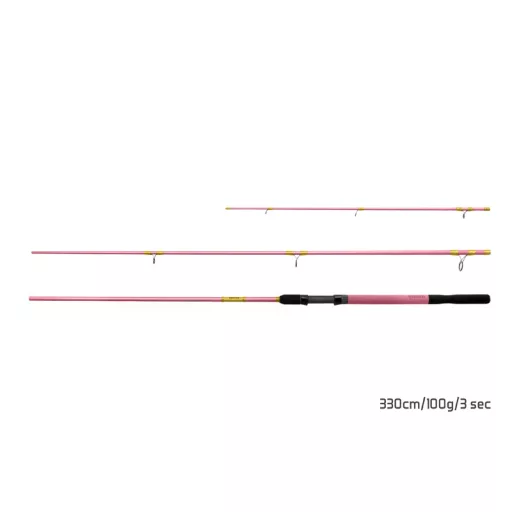 Delphin QUEEN Feeder + 3 Spicc 330 cm 100 g 3 részes feeder horgászbot