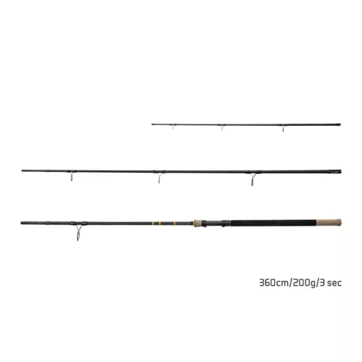 Delphin RIVER Trophy NXT + 4 Spicc 300 cm 160 g 3 részes feeder horgászbot
