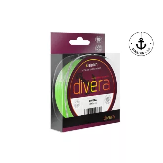   Delphin DIVERA Feeder 0,12 mm 150 m 5,4 kg fluo zöld fonott előkezsinór