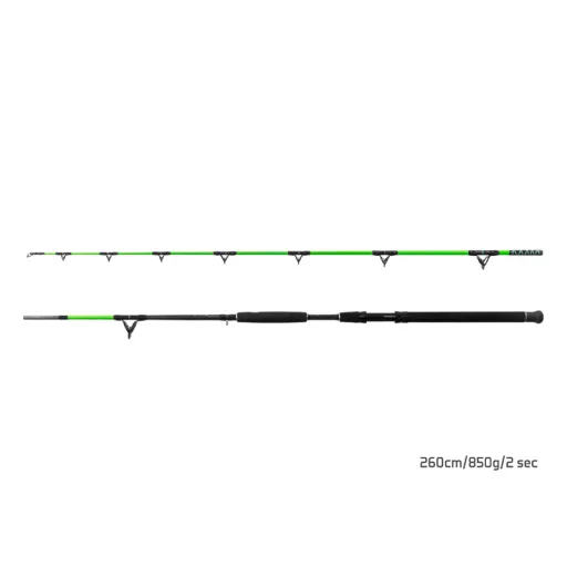 Delphin Walkyra 330 cm 850 g 2 részes harcsázó horgászbot