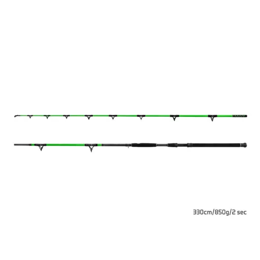 Delphin Walkyra 330 cm 850 g 2 részes harcsázó horgászbot