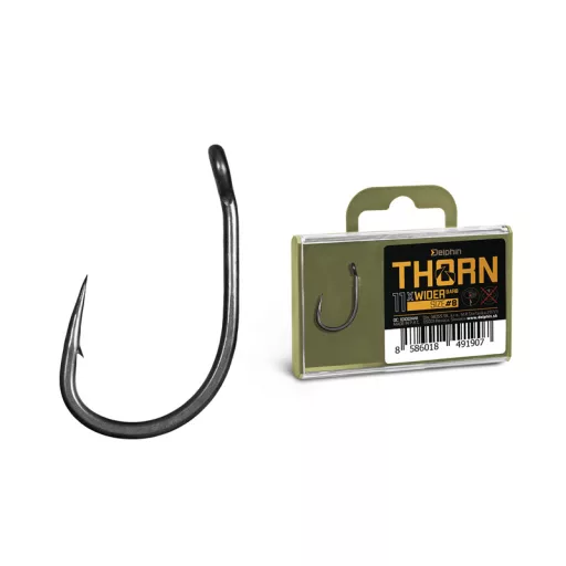 Delphin Thorn Wider 11 × 4-es bojlis szakállas horog