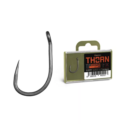 Delphin Thorn Wider 11 × 4-es bojlis szakáll nélküli horog