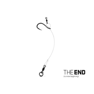   Delphin The End Chod Rig 6-os 0,45 mm 6 cm szakállas bojlis előkötött horog 4 db/csomag