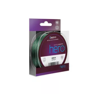 Delphin Hero 8 0,25 mm 300 m 19,1 kg zöld fonott főzsinór