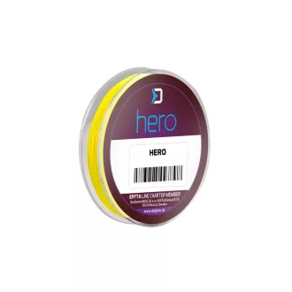   Delphin Hero 8 0,18 mm 15 m 13,2 kg fluo sárga fonott előkezsinór