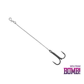   Delphin Bomb! Twisto Rigs Wolfram #1/12 cm ragadozóhalas szerelék 3 db/csomag