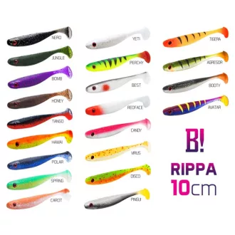   Delphin Top mix BOMB! Rippa csali Agresor Redface Best Candy Virus 10 cm 5 db/csomag gumihal