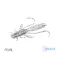 Delphin MANYA UVs nimfa PEARL 10,5 cm 5 db/csomag lágy műcsali