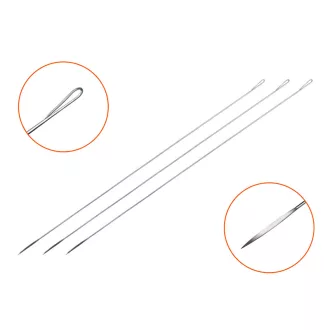 Delphin Fishy csalizó tű 18 cm kishalfűzőtű 3 db/csomag