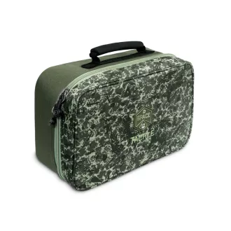   Delphin Tackle Space C2 g párnázott terepszínű (zöld) szerelékes táska 30 × 20 × 14 cm