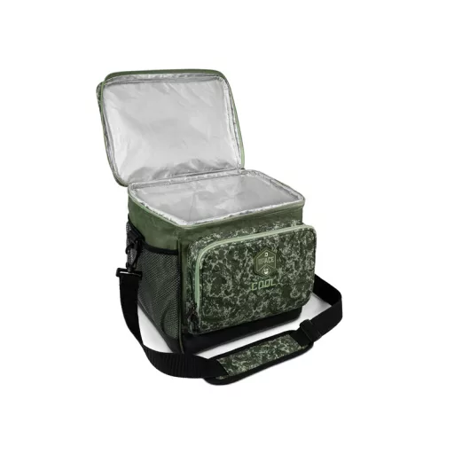 Delphin Cool Space C2 g hőszigetelt terepszínű (zöld) hűtőtáska 30 × 22 × 28 cm