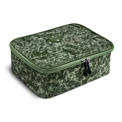 Delphin Reel Space C2 g párnázott terepszínű (zöld) orsótartó táska 33 × 25 × 12 cm