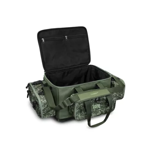 Delphin Blokz Space C2 g 30+15 l párnázott terepszínű (zöld) horgásztáska