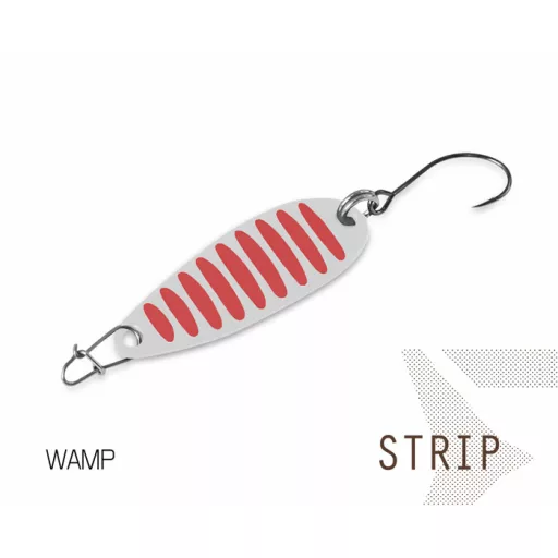 Delphin STRIP hook #10 TIGERA 5 cm 5 g UL támolygó villantó
