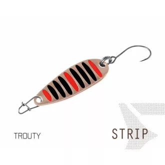   Delphin STRIP hook #10 TROUTY 5 cm 5 g UL támolygó villantó