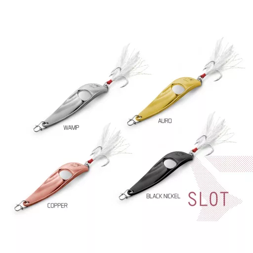 Delphin SLOT hook #4 réz 7,6 cm 15 g támolygó villantó