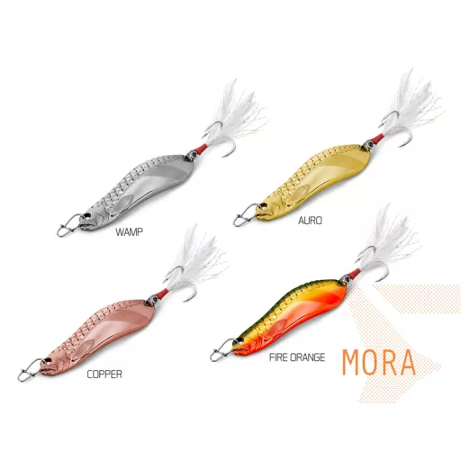 Delphin MORA hook #4 réz 7,3 cm 30 g támolygó villantó