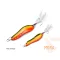 Delphin MORA FIRE hook #4 FIRE narancs 7,3 cm 30 g támolygó villantó