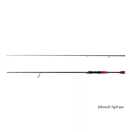 Delphin RedCODE 228 cm 3–18 g 2 részes pergető horgászbot