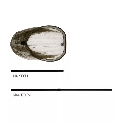 Delphin OMEGA Carp 170 cm nyéllel 2 részes 70 × 80 cm bojlis merítő