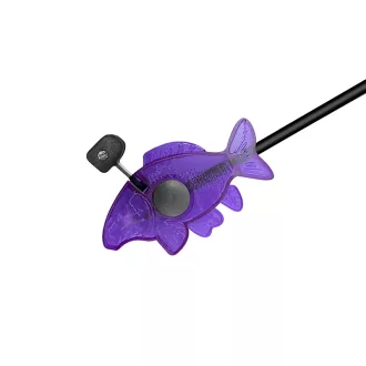 Delphin CARPY lila LED-es merevkaros swinger