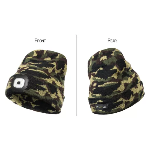 Delphin CamouLED téli sapka UNI