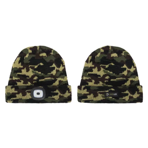 Delphin CamouLED téli sapka UNI