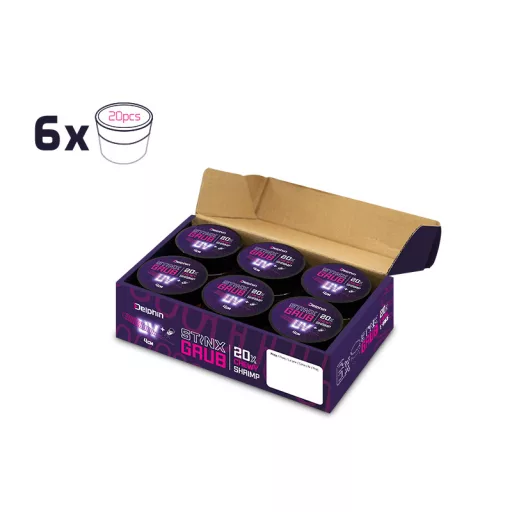 Delphin B! StinxGRUB Garlic SPRING 4 cm 20 db/csomag lágy műcsali