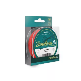   Delphin Zandera 8 0,20 mm 150 m 15,5 kg piros fonott főzsinór