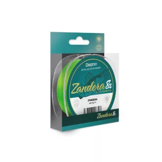  Delphin Zandera 8 0,20 mm 150 m 15,5 kg fluo zöld fonott főzsinór