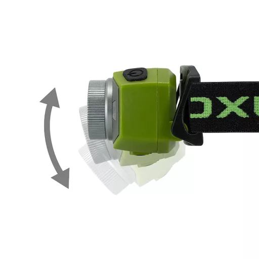 Delphin OXUS Zoom 5W 300lm 1200mAh 65 × 35 × 47 mm fejlámpa