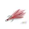 Delphin B!RD Hook TRIPLE tollak #8 piros 3 db/csomag műlégy