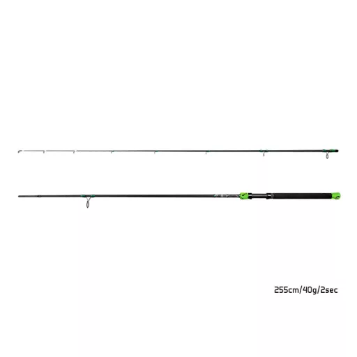 Delphin GreenCODE 255 cm 40 g 2 részes pergető horgászbot