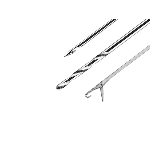 Delphin T-end Grip 3XF Fluo és fúró készlet 6,2 cm csalifúró