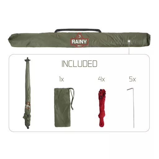 Delphin Rainy esernyő 250 cm/zöld