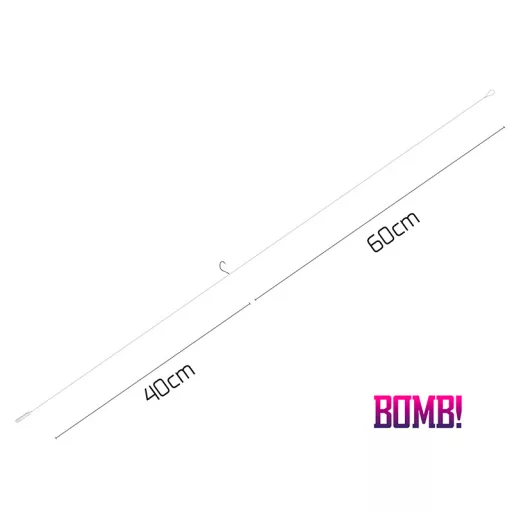 Delphin Bomb! D-shot Pergető végszerelék 100 cm #2/0,2 mm ragadozóhalas szerelék 5 db/csomag