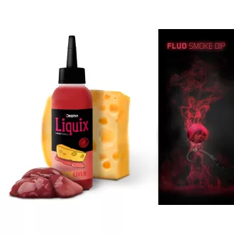 Delphin Fluo Dip D SNAX Liquix Sajt Máj 100 ml aromagél