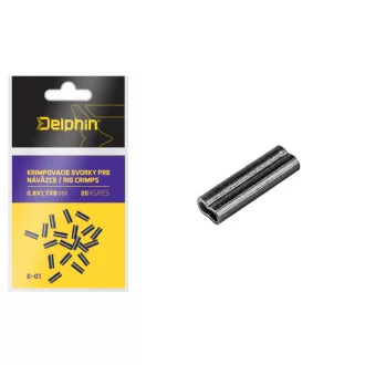   Delphin krimpelő cső 1,0 × 2,2 × 8 mm krimpelő hüvely 20 db/csomag