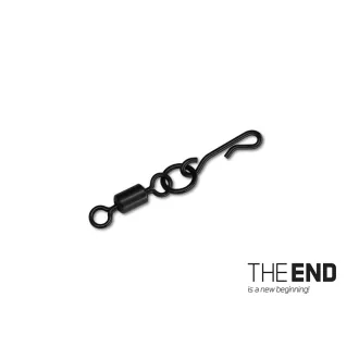   Delphin THE END Q-Cast Q alakú karikával ellátott #4/20 kg gyorscserés kapocs 10 db/csomag