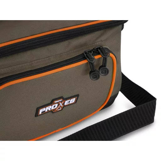 Delphin Proxes Easy + box XL + Box párnázott horgásztáska 30 × 26 × 20 cm