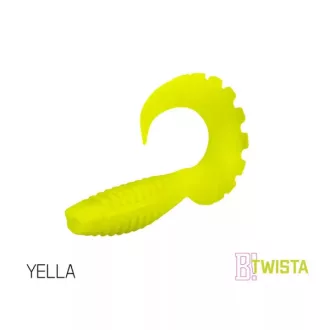 Delphin TWISTA UVs YELLA 8 cm 5 db/csomag twister