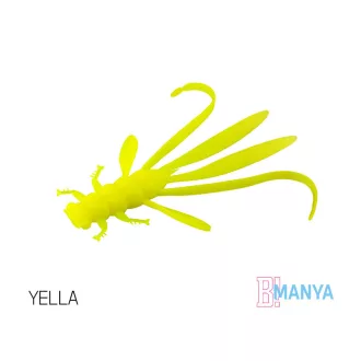   Delphin MANYA UVs nimfa YELLA 10,5 cm 5 db/csomag lágy műcsali