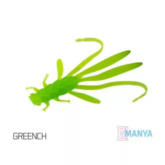   Delphin MANYA UVs nimfa GREENCH 10,5 cm 5 db/csomag lágy műcsali